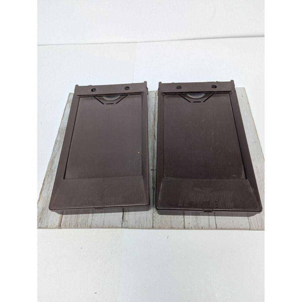 Rapidforms Set of 2 Portable Clipboard Storage Plastic Case for Forms